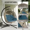 Outsunny Hängesessel Hängekorb mit Gestell für zwei Produktbild-Vorschau 4