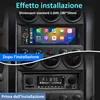 Junsun 6,36" CarPlay wireless Android Auto 1 DIN Autoradio Anteprima dell’immagine prodotto 3