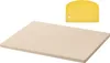 A pizza stone and a yellow dough scraper are shown on a white background. Náhľad obrázku produktu