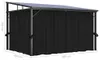 vidaXL Pavillon mit Vorhängen 405x294x244 cm Anthrazit Produktbild-Vorschau 7