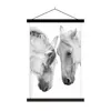 MuchoWow® Textilposter Pferd - Tiere - Porträt - Weiß Produktbild-Vorschau 1
