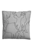 Biberna Melange Flanell Bettwäsche Hirsch sturmgrau 155x220 Produktbild-Vorschau 3