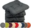 Sunnypillow 4er Set Stuhlkissen 40x40 cm Bequeme 8cm Produktbild-Vorschau 1