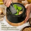 Moździerz z tłuczkiem wykonanym z granitu - Do dokładnego Podgląd zdjęcia produktu 2