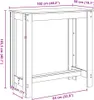 vidaXL Tavolo da bar in legno vecchio 102x50x103,5 cm Anteprima dell’immagine prodotto 7