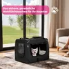 Faltbare Hundebox L 70x52x50cm, Robuste Transportbox Auto Produktbild-Vorschau 4