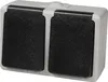 Feuchtraum-Doppel-Steckdose McPower "Taff", 250V/16A, IP44, Produktbild-Vorschau 1