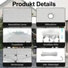 A collage of images showcasing the features of a white pop-up gazebo. Náhled obrázku produktu