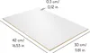 Creative Deco 10 x A3 MDF Platten Beidseitig Weiß - 420 x Produktbild-Vorschau 3