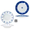 Ahoi 12tlg Tafelservice blau-weiße Speiseteller Produktbild-Vorschau 4