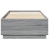 The Living Store Bettgestell mit LED Grau Sonoma 90x200 cm Produktbild-Vorschau 7