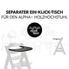 Hauck Alpha Click Tray -syöttötuolin tarjotin, Black Anteprima dell’immagine prodotto 3