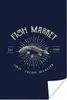 MuchoWow® Poster Jahrgang - Fisch - Text 60x90 cm - Produktbild-Vorschau 1