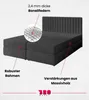 BroMARKT Boxspringbett DREAM mit 2 Bettkasten, Produktbild-Vorschau 6