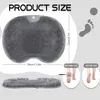 Silikon Matte Badematte, Fußbürste Dusche Fußmassagegerät, Produktbild-Vorschau 2