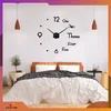 OMNA | Nástenné hodiny 3D DIY L100 - čierne - moderný Náhľad obrázku produktu 10