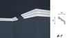 MARBET DESIGN Stuckleisten XPS Styropor weiß - Produktbild-Vorschau 3