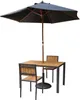 An outdoor table and chair set with an umbrella. Náhľad obrázku produktu