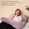 Těhotenský polštář ve tvaru U, polštář na spaní na boku s Náhled obrázku produktu 3