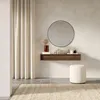 Selsey Sanva - Wandkonsole mit Schublade, Nussbaum Warmia Produktbild-Vorschau 2