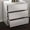 Kommode Vicco Calisto Weiß 39 x 78.5 cm, Model 41301 Produktbild-Vorschau 5