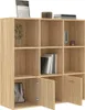 vidaXL Regál Sonoma Dub 98x30x98 cm odvodený výrobok z Náhľad obrázku produktu 4