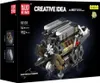 The image shows the packaging of a Mould King W16 engine building set. Voir les images du produit