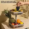 eluno 2-stöckige eckige Obstetagere / Brotkorb, Obstschale, Produktbild-Vorschau 4