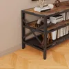 TV stolek vintage do obývacího pokoje, rustikální hnědá, Náhled obrázku produktu 5