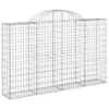 Gabionen mit Hochbogen 15Stk. 200x30x120/140cm Verzinktes Produktbild-Vorschau 3