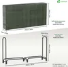VOUNOT® Kaminholzregal Aussen aus Metall mit wasserdichte Produktbild-Vorschau 5