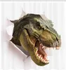ABAKUHAUS Tenda da doccia con dinosauri, pericoloso Anteprima dell’immagine prodotto 2