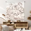 MuchoWow® Wandteppich Wandbehang Dinosaurier - Bus - Kinder Produktbild-Vorschau 6