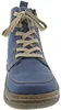 Zapatos de mujer Rieker, botines con cordones, color azul, Vista previa de la imagen del producto 12