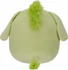 The back view of a light green plush toy with a green tuft of fur on its head and a small green tuft for a tail. Produktbild-Vorschau