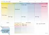 Whiteboard Wochenplaner abwischbar A4  – Selbstklebender Produktbild-Vorschau 1