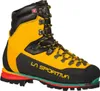 Gelbe Bergschuhe für Herren von La Sportiva; Modell "Nepal Extreme"; mit schwarzem Obermaterial und farbigen Schnürsenkeln. Podgląd zdjęcia produktu