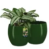 KOTARBAU® 2er Set Blumentopf Keramik rund ⌀ 21 cm Höhe: 22 Produktbild-Vorschau 1