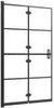 vidaXL Składana kabina prysznicowa ESG 80x140 cm czarna Podgląd zdjęcia produktu 10