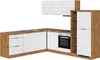 Held Möbel Winkelküche mit Geräten Florenz 240 cm weiß matt Produktbild-Vorschau 1