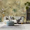 Muralo Vlies Fototapete Magnolienblüten Blätter Retro Stil Produktbild-Vorschau 8