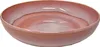 A close-up, studio shot of a pink ceramic pasta bowl. Náhled obrázku produktu