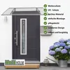 Vordach 145 x 100 cm Aluminium Türdach Türvordach Produktbild-Vorschau 8