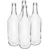 4 x 1L Glasflaschen Likörflaschen Essig-Öl Flaschen Produktbild-Vorschau 1
