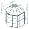 Szklarnia Palram - Canopia Oasis Hexagonal z ramą Podgląd zdjęcia produktu 5