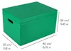Creative Deco XXL Groene Grote Houten Doos Opbergdoos, 40 x Productafbeelding-voorbeeld 3