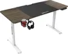 A height-adjustable desk with accessories attached. Náhled obrázku produktu