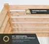 Westmann Holz Komposter Konni M Lärchenholz Natur Produktbild-Vorschau 3
