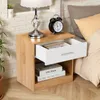 FCH Comodino, con cassetti Tavolino Comodino, 39 x 28 x 41 Anteprima dell’immagine prodotto 7