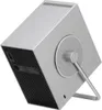 A silver projector is shown at an angle on a light gray background. Produktbild-Vorschau